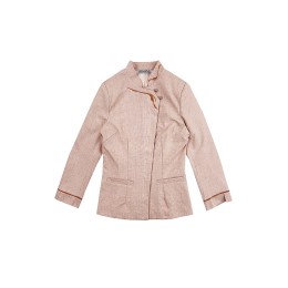 Manufacture of women's long-sleeved autumn and winter cleaning staff overalls Personal design enterprise leader mouth slit waist trimming hotel cleaning clothes Golden edging room service clothes SKHH019 Manufacture of women's long-sleeved autumn and winter cleaning staff overalls Personal design enterprise leader mouth slit waist trimming hotel cleaning clothes Golden edging room service clothes SKHH019